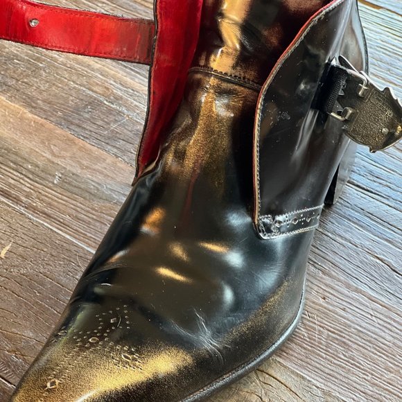 Jeffery West Flashmans Spirit dark brown & copper silver wings buckle size 9 - Picture 4 of 12